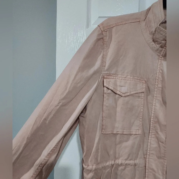 Style & Co Light Pink Zip-Up Drawstring-Waist Field Jacket in Size XL ExtraLarge - Picture 4 of 11